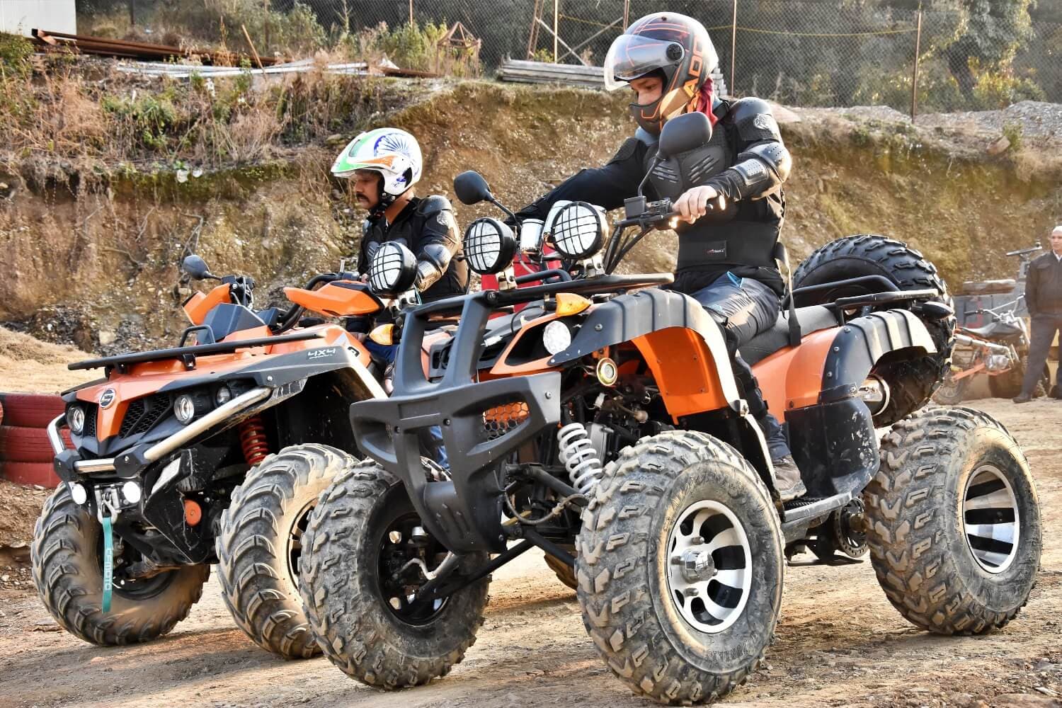 ATV off-road ride near the mangrove reserve, MangroveSpot Paravur Kerala